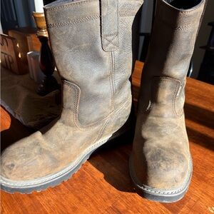 Wolverine Black Leather Work Boots